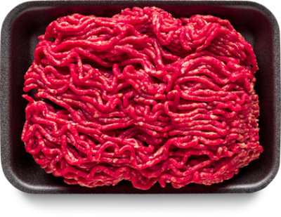 93% Lean 7% Fat Ground Beef Meat Service Case - 1.25 Lb