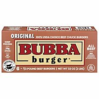 Bubba Burger Original 6 Count Frozen - 32 Oz - Image 2