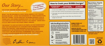 Bubba Burger Frozen Vidalia 6 Count - 32 Oz - Image 6