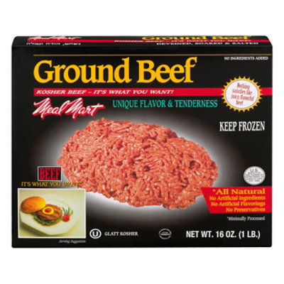 Meal Mart Beef Ground Beef Glatt - 16 Oz - Image 3