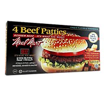 Meal Mart Kosher Beef Ground Beef Patties - 12 Oz