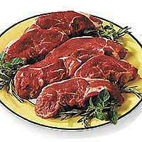 Lamb USDA Choice Leg Sirloin Chops Boneless - 1 Lb