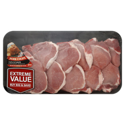 Pork Loin Assorted Chops Thin Value Pack - 3 Lb - Image 1