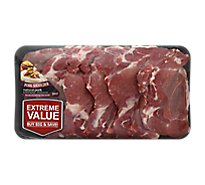 Meat Counter Pork Steak Shoulder Blade Value Pack - 3.50 Lb