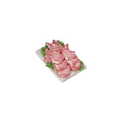 Meat Counter Pork Loin Whole Sliced - 10 LB