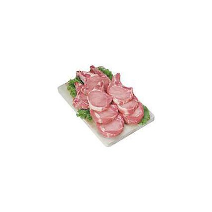 Meat Counter Pork Loin Whole Sliced - 10 LB - Image 1