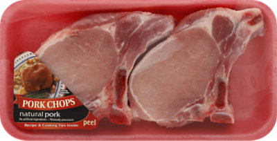 Pork Loin Rib Chop Bone In - 1.5 Lb