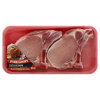 Meat Counter Pork Loin Rib Chops Bone In - 1.50 LB - Image 1