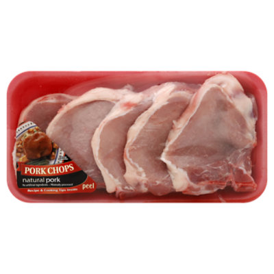 Pork Chop Loin Rib Chops Thin - 1.5 Lb