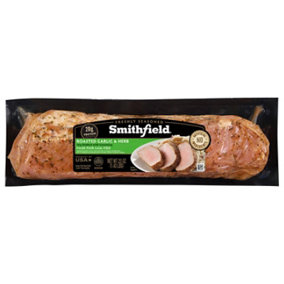 Smithfield Garlic & Herb Pork Loin Fillet - 27.2 oz - Image 2