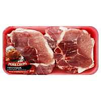 Meat Counter Pork Chops Loin Sirloin Chops - 1.50 LB - Image 1