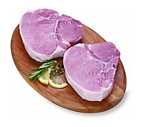 Meat Counter Pork Chop Loin Chops Bone In Value Pack - 3.50 LB
