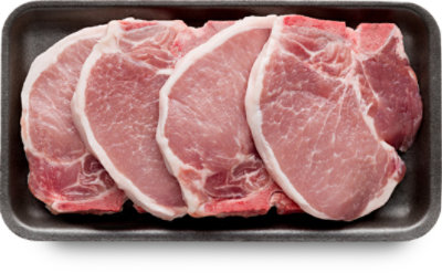 Pork Loin Thin Chops Bone In - 1.50 Lb