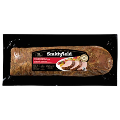 Smithfield Pork Tenderloin Roasted Garlic & Cracked Black Pepper - 18.4 Oz - Image 3