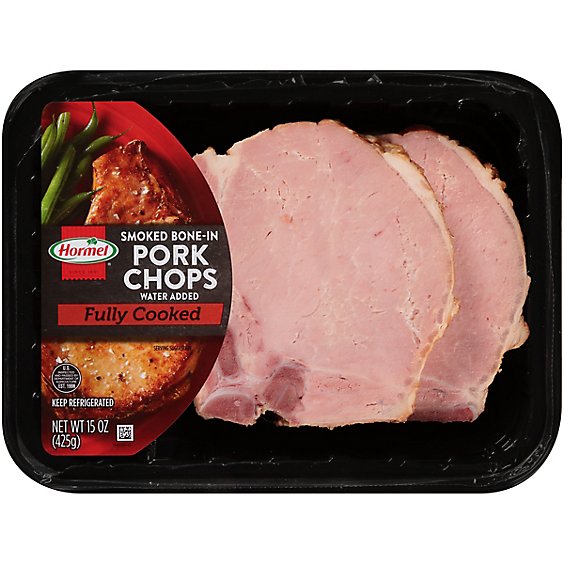 Hormel Pork Chop Smoked Bone In Thin Cut - 15 Oz