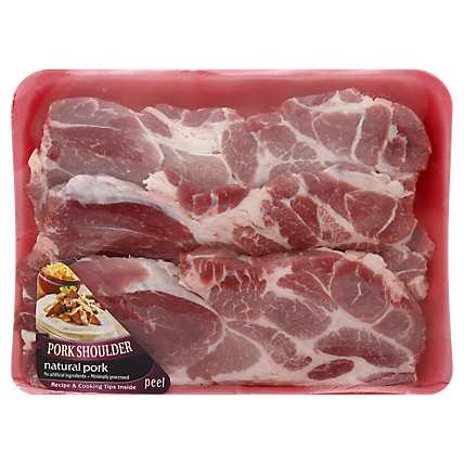 Meat Counter Pork Shoulder Blade Steak Boneless - 1 LB - Image 1