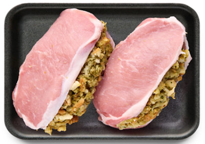 Pork Top Loin Chops Boneless Stuffed - 2 Lb