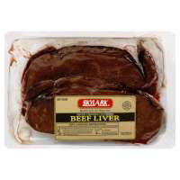 Meat Counter Beef Liver Cup Sliced Frozen / Defrosted - 1 LB