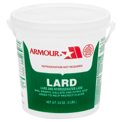 Armour Star Lard Pail - 4 Lb - Image 1