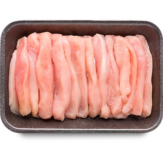 Chicken Breast for Stir Fry Boneless Skinless - 1.00 Lb