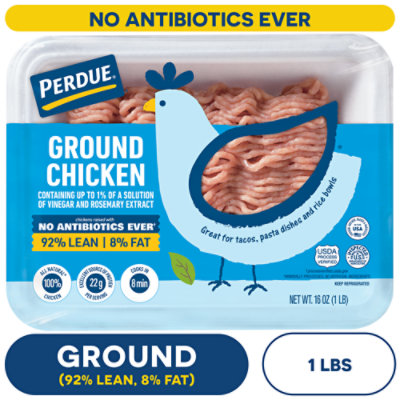PERDUE No Antibiotics Ever Ground Chicken Tray Pack - 16 oz - Image 2
