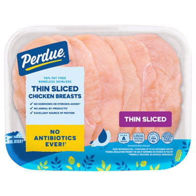 PERDUE Fresh Thin Sliced Boneless Skinless Chicken Breasts - 1.25 Lb - Image 3