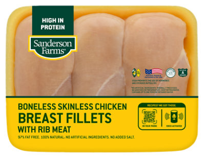 Sanderson Farms Boneless Skinless Chicken Breast - 1.5 lb