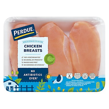 PERDUE Fresh Boneless Skinless Chicken Breasts - 1.50 Lb - Image 1