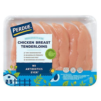 PERDUE Fresh Boneless Skinless Chicken Breast Tenderloins - 1.50 Lb - Image 1