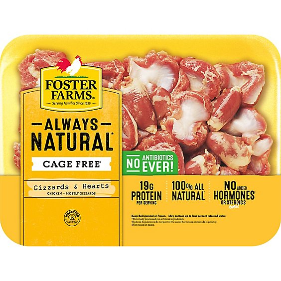 Foster Farms Chicken Gizzards & Hearts Fresh - 0.8 LB