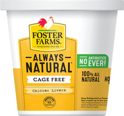 Foster Farms Fresh & Natural Chicken Livers - Lb - Image 1