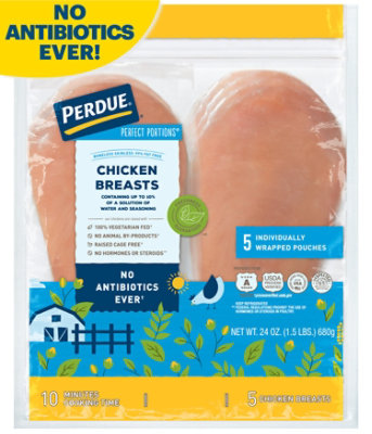 PERDUE Perfect Portions Boneless Skinless Chicken Breasts - 1.5 Lb - Image 1