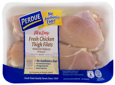 PERDUE Fit & Easy Chicken Thighs Boneless Skinless - 1.5 Lb - Image 1