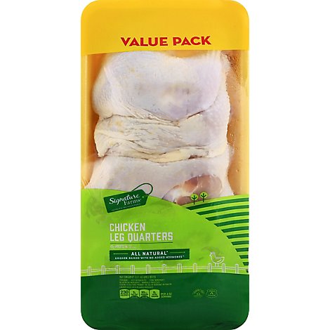 Signature Farms Chicken Leg Quarters Value Pack - 4.50 LB