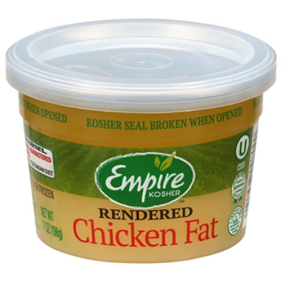 Empire Chicken Fat Rendered Kosher - 7 Oz