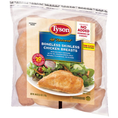 Tyson Boneless Skinless Chicken Breasts - 2.5 Lb - Image 4