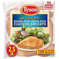 Tyson Chicken Breast Boneless Skinless - 40 Oz - Image 1