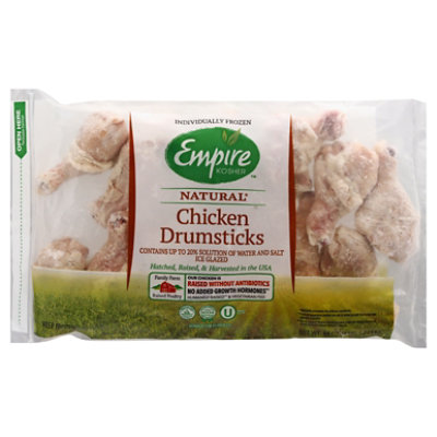 Empire Chicken Drumsticks Frozen Kosher - 4.00 LB