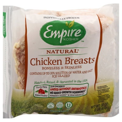 Empire Chicken Breasts Boneless Skinless Kosher - 32 Oz - Image 3