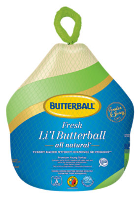 Butterball Whole Turkey Fresh All Natural - Weight Between 10-16 Lb - Image 1