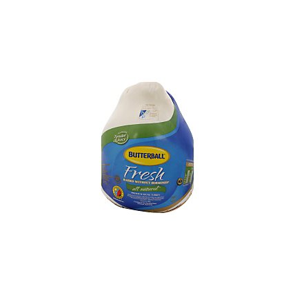Butterball Whole Turkey Fresh All Natural - Weight Between 10-16 Lb - Image 1