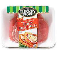 Meat Counter Turkey Store Fresh Breast Slices - 0.90 LB