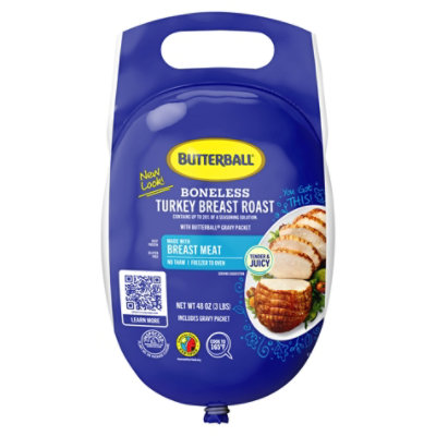 Butterball All Natural Boneless Turkey Breast Roast Frozen - 3 Lb - Image 2