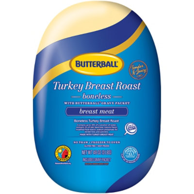 Butterball Frozen Boneless Turkey Breast Roast - 3 Lbs.