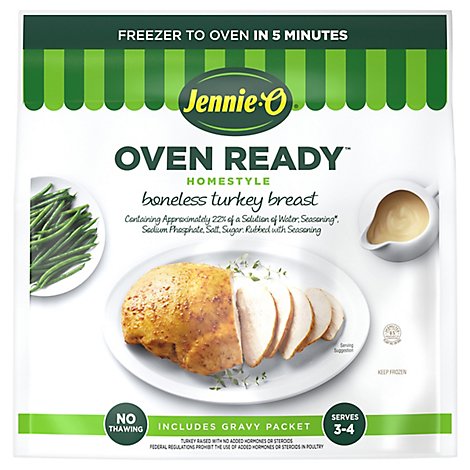 Jennie-O Oven Ready Boneless Turkey Breast Homestyle Frozen - 2.75 Lb