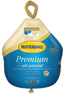 Butterball Whole Turkey Frozen - Weight Between 24-28 Lb - Image 1