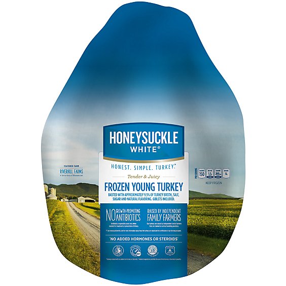 Honeysuckle White Whole Turkey Frozen - Weight Between 20-24 Lb
