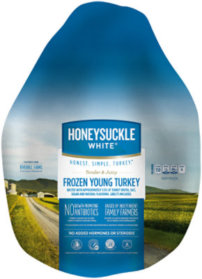 Honeysuckle White Whole Turkey Frozen - Weight Between 20-24 Lb