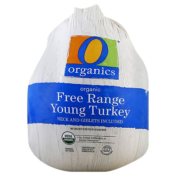 O Organics Organic Whole Turkey Frozen - Weight Between 9-16 Lb