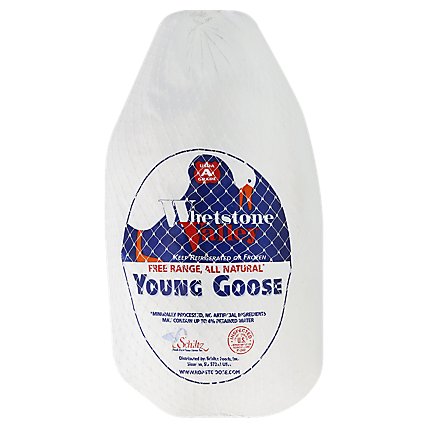 Whetstone Valley Goose Young All Natural Free Range Grade A - 8.5 Lb - Image 1